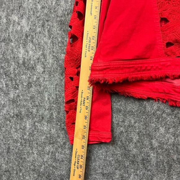 Peter Nygard Vibrant Red Fringe Jacket Size L - Picture 6 of 11